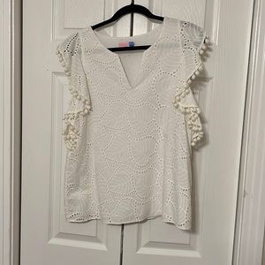 Lilly Pulitzer - top, lightly worn.